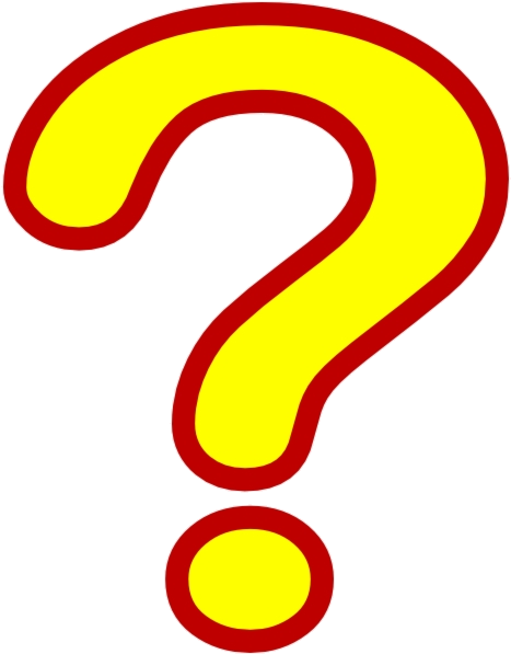 Yellow Question Mark PNG