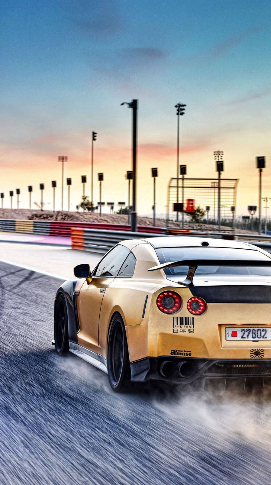 Yellow Racecar Speed Iphone Wallpaper