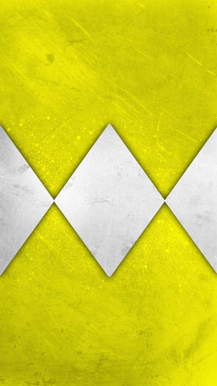 Yellow Ranger Costume Pattern Wallpaper