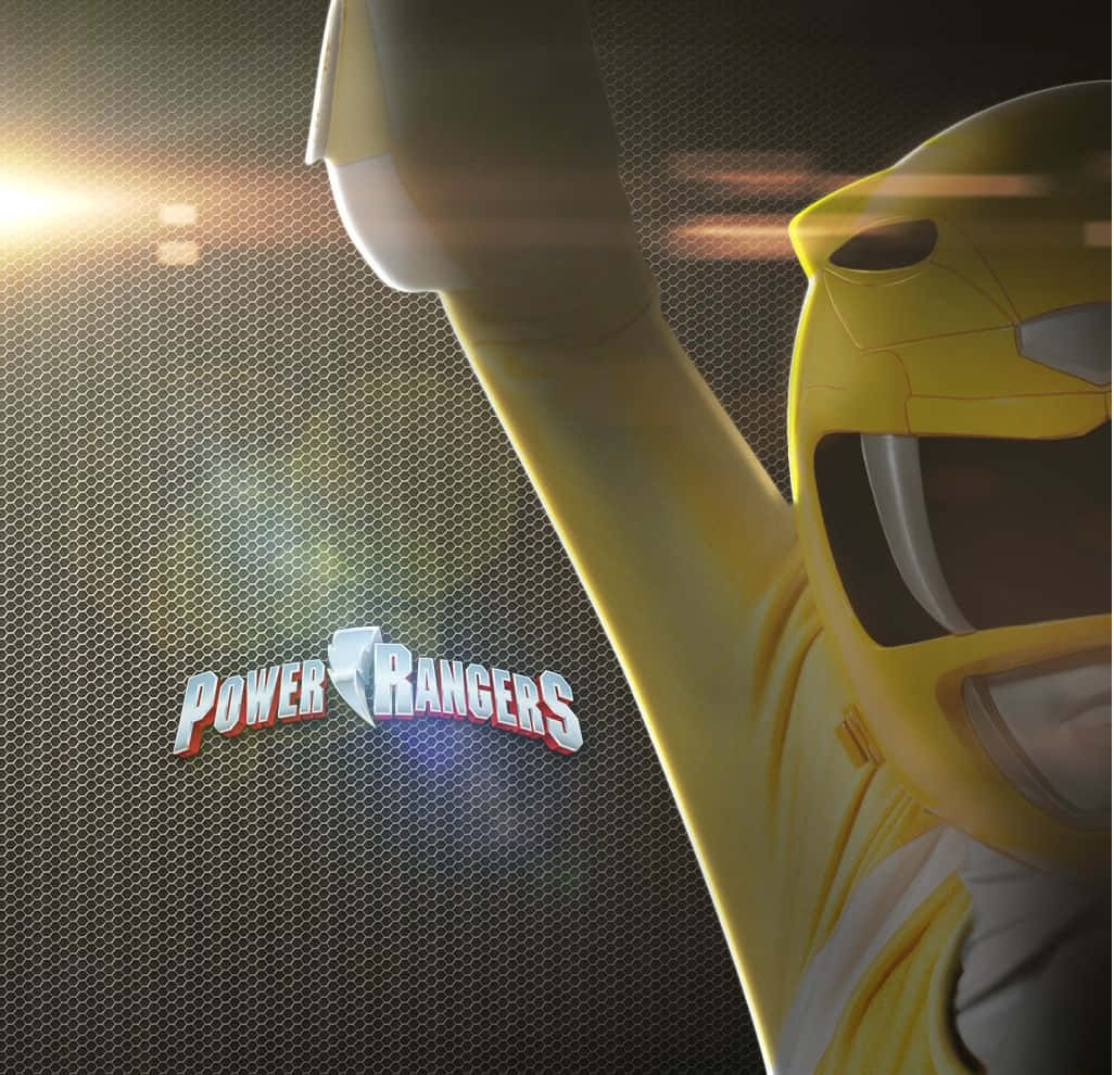Yellow Ranger Victory Pose Wallpaper