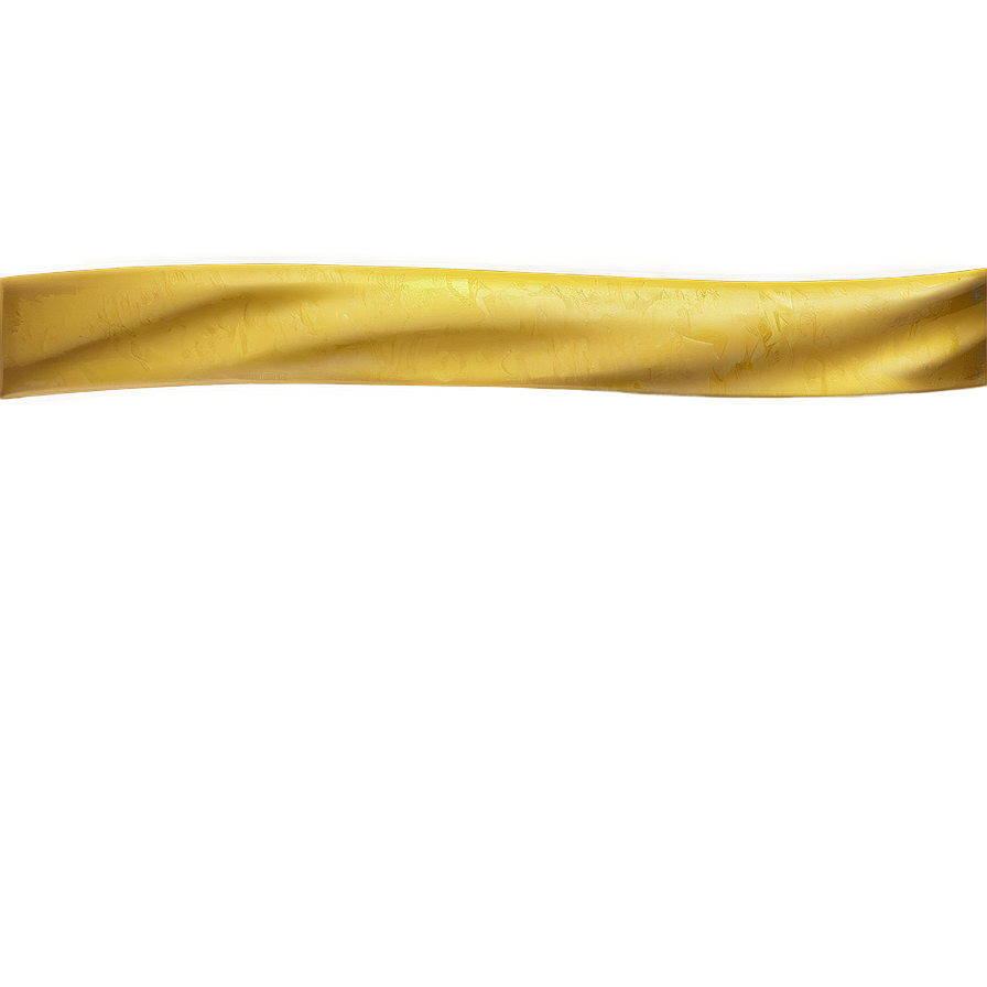 Yellow Ribbon Banner Png 34 PNG