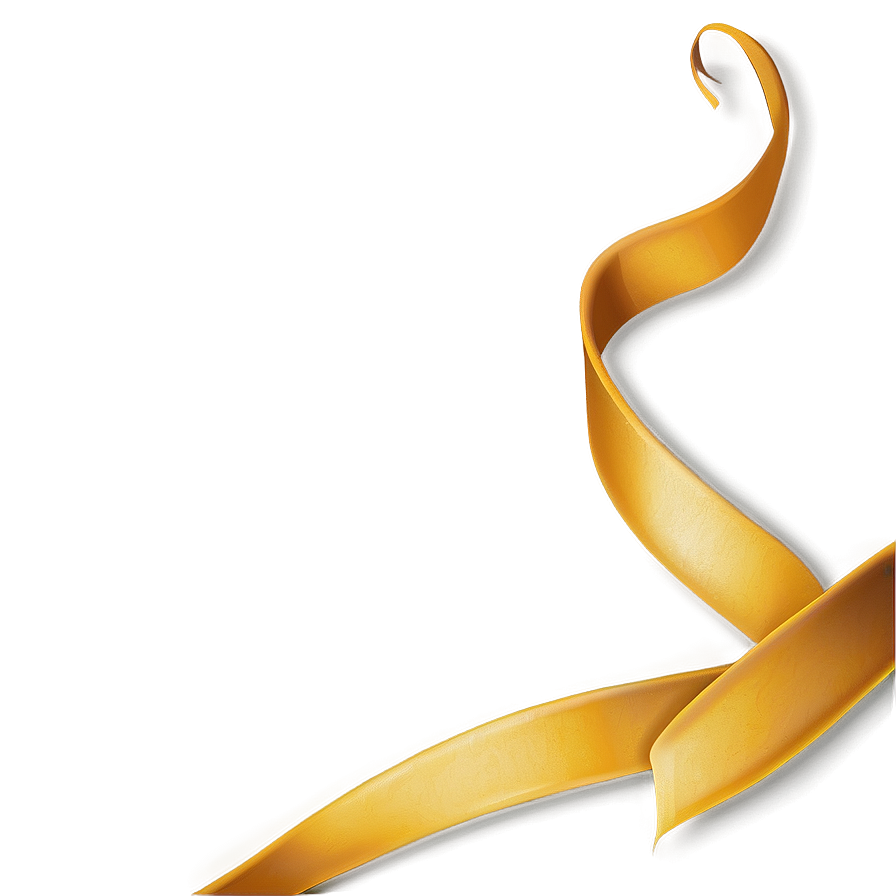 Yellow Ribbon Banner Png 45 PNG