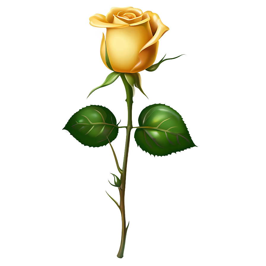 Yellow Rose Clipart Png Bff31 PNG