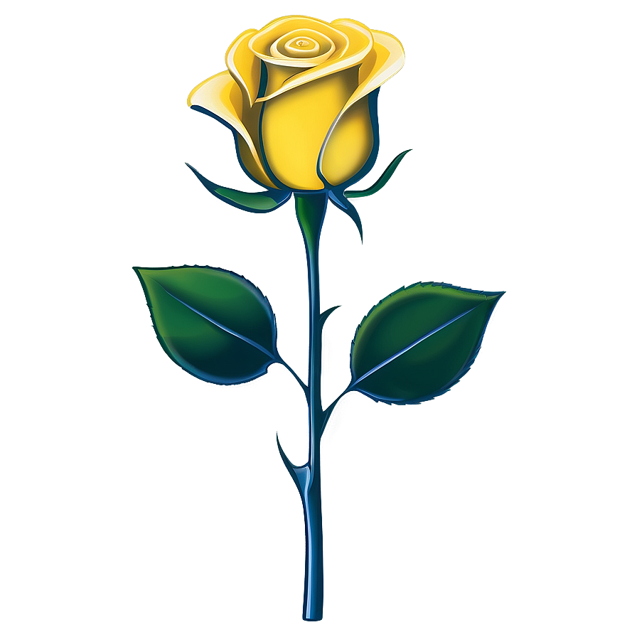 Download Yellow Rose Symbol Png Yui | Wallpapers.com