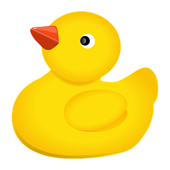Yellow Rubber Duck Icon PNG