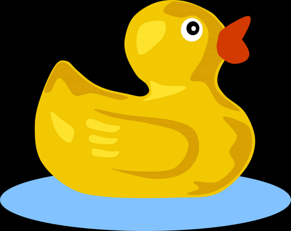 Cartoon Yellow Rubber Duck PNG