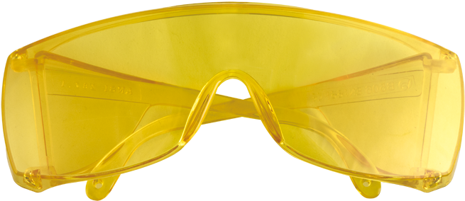 Yellow Safety Goggles PNG
