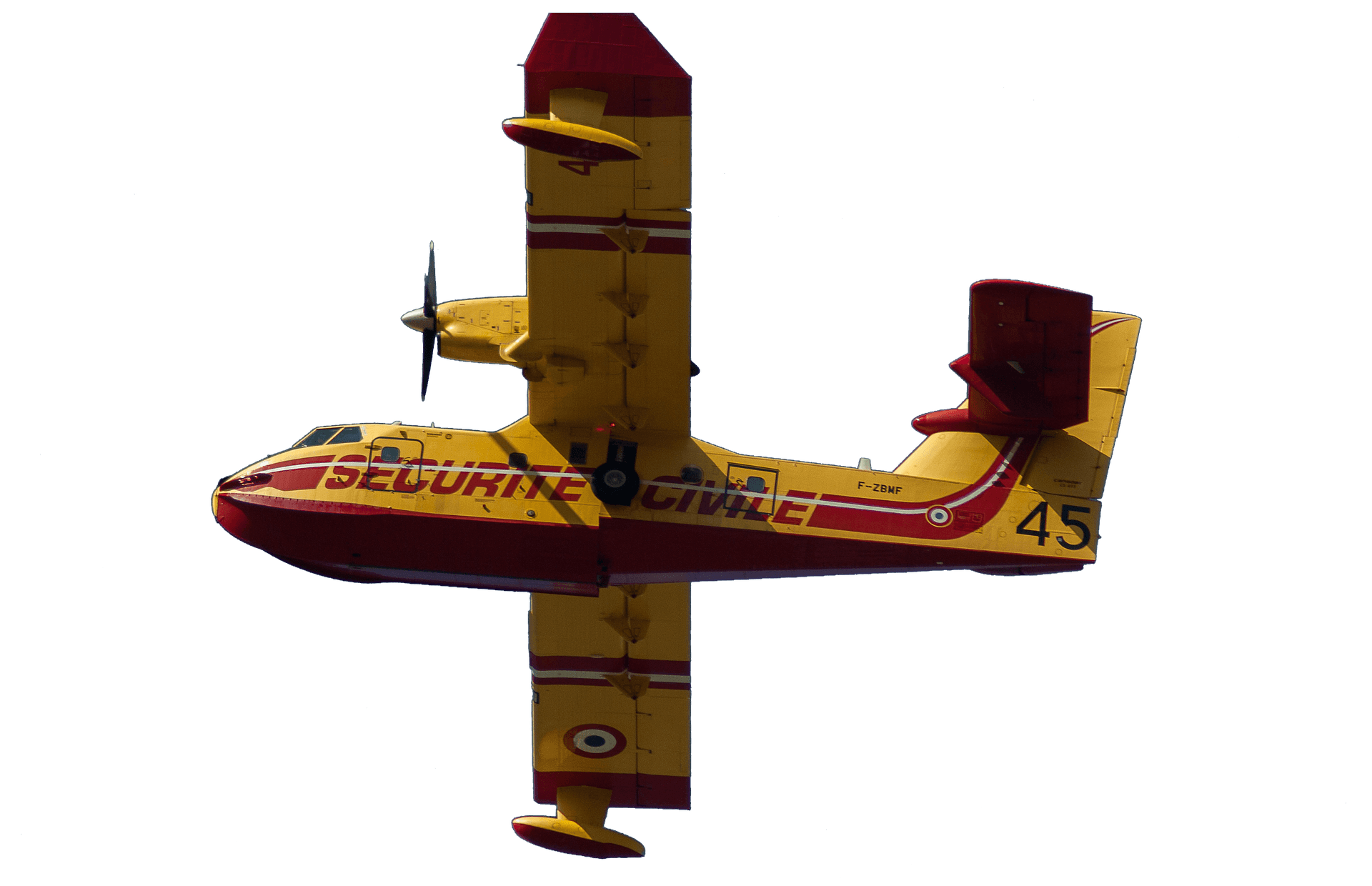 Yellow Seaplane Securite Civile45 PNG