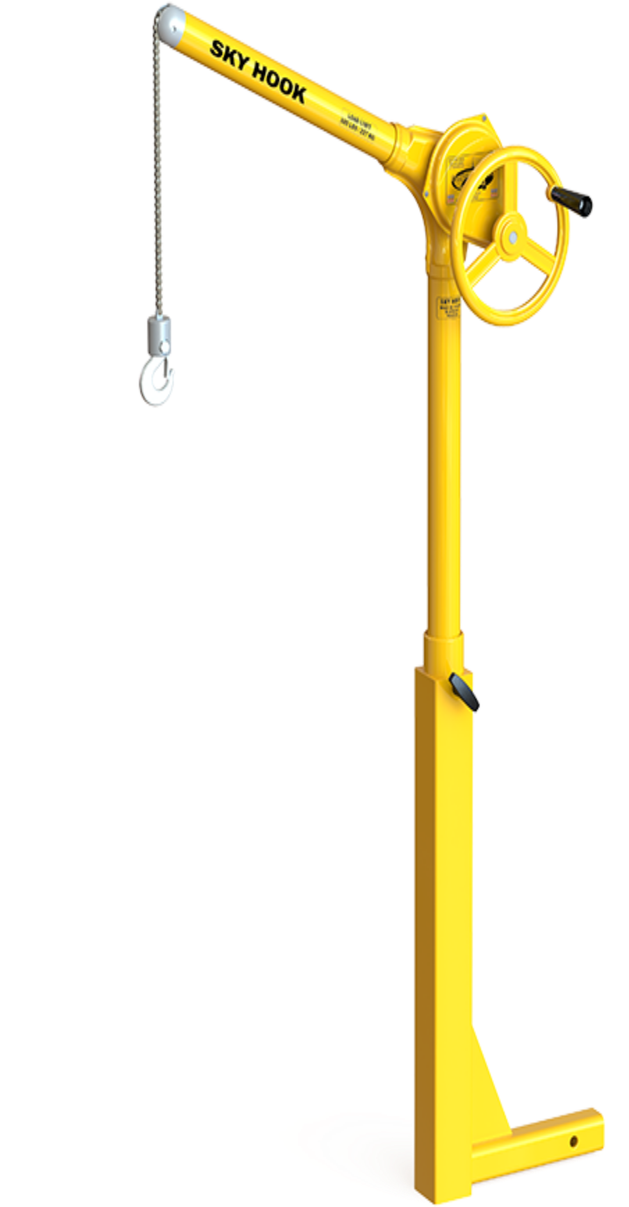 Yellow Sky Hook Crane PNG