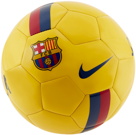Yellow Soccer Ballwith Club Emblem PNG