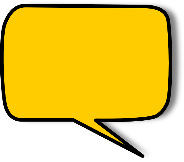 Download Yellow Speech Bubble Graphic | Wallpapers.com