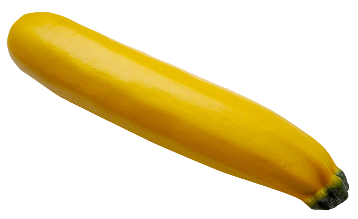 Yellow Squash Single Isolated PNG