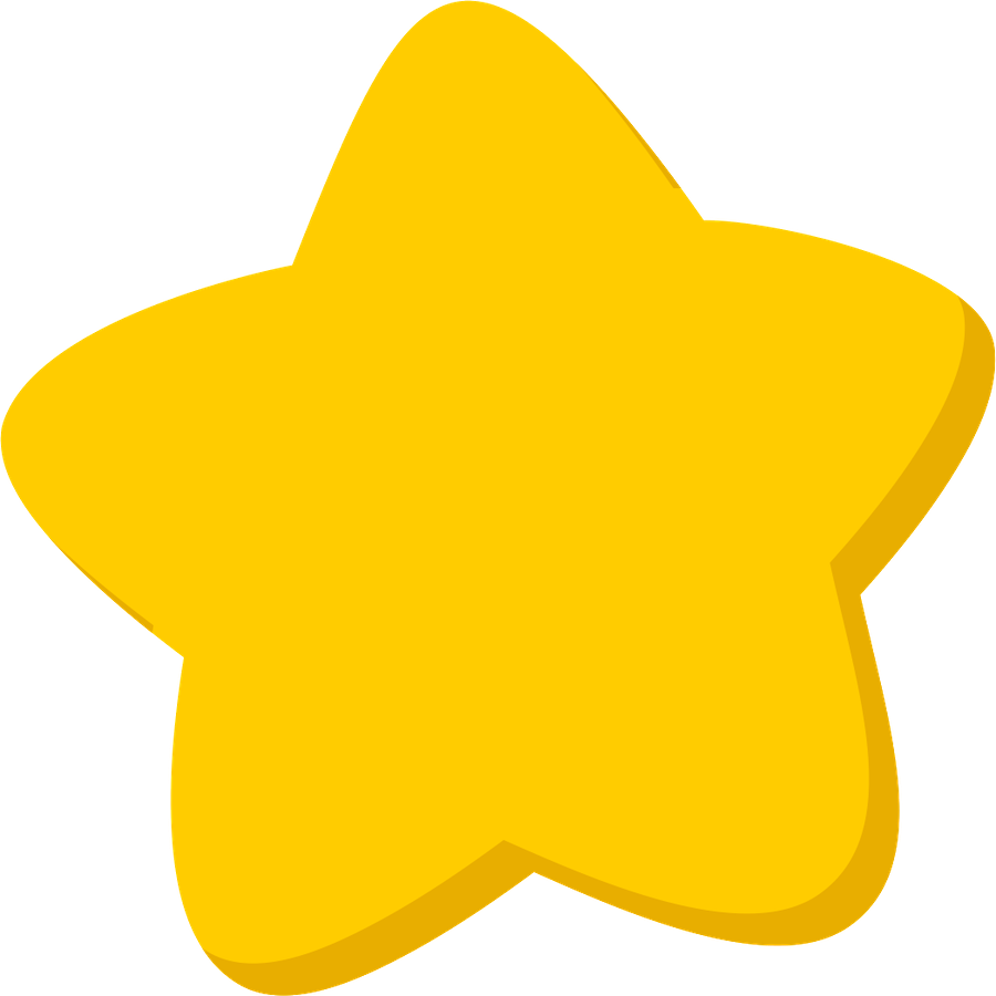 Yellow Star Clipart PNG