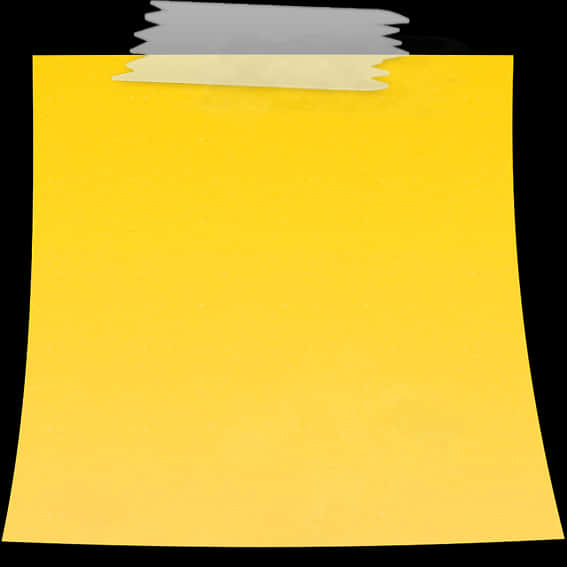 Yellow Sticky Notes Stacked PNG