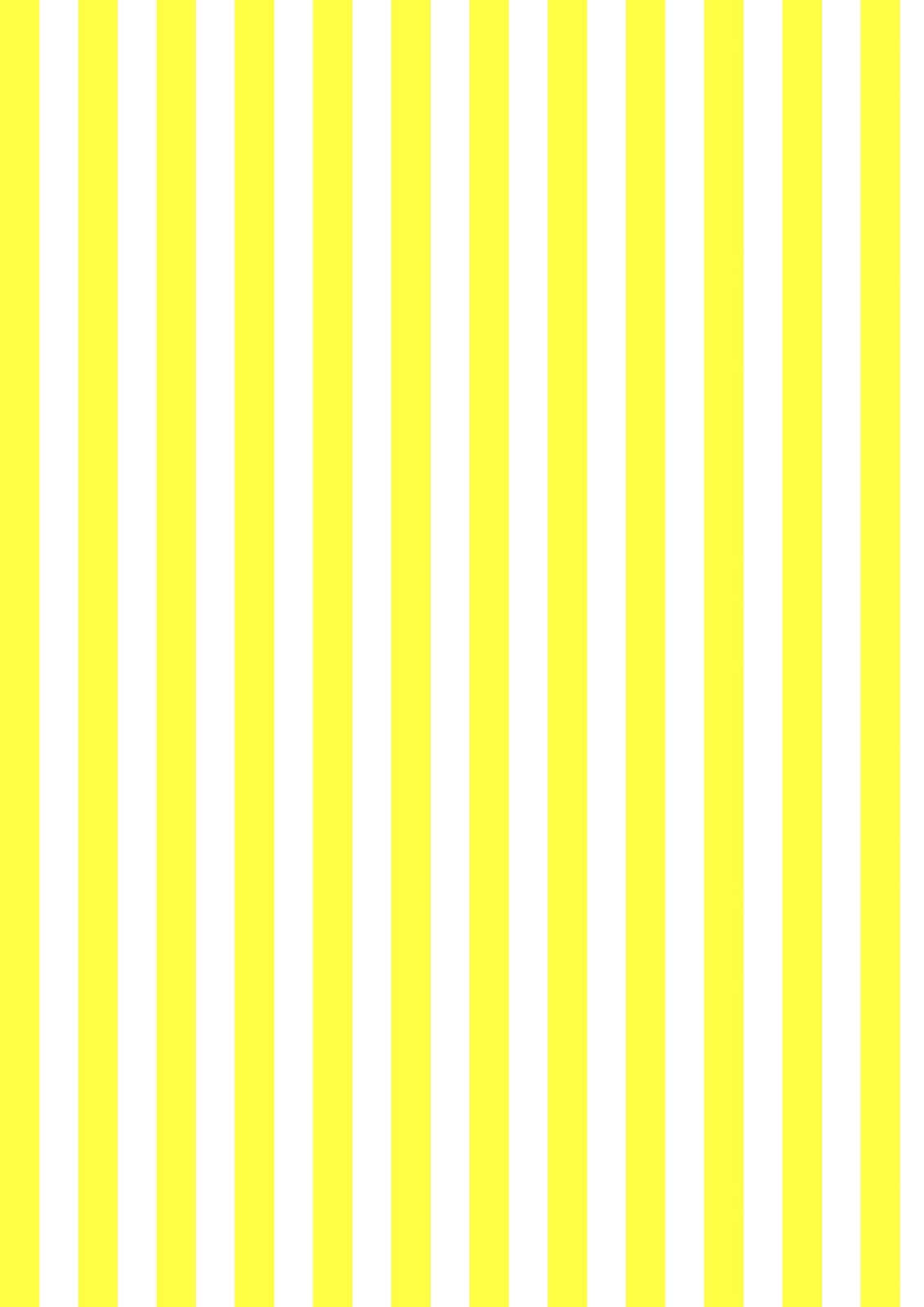 Vibrant Yellow Striped Pattern Wallpaper