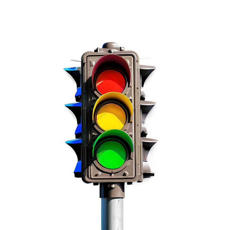 Yellow Traffic Light Icon Png 20 PNG