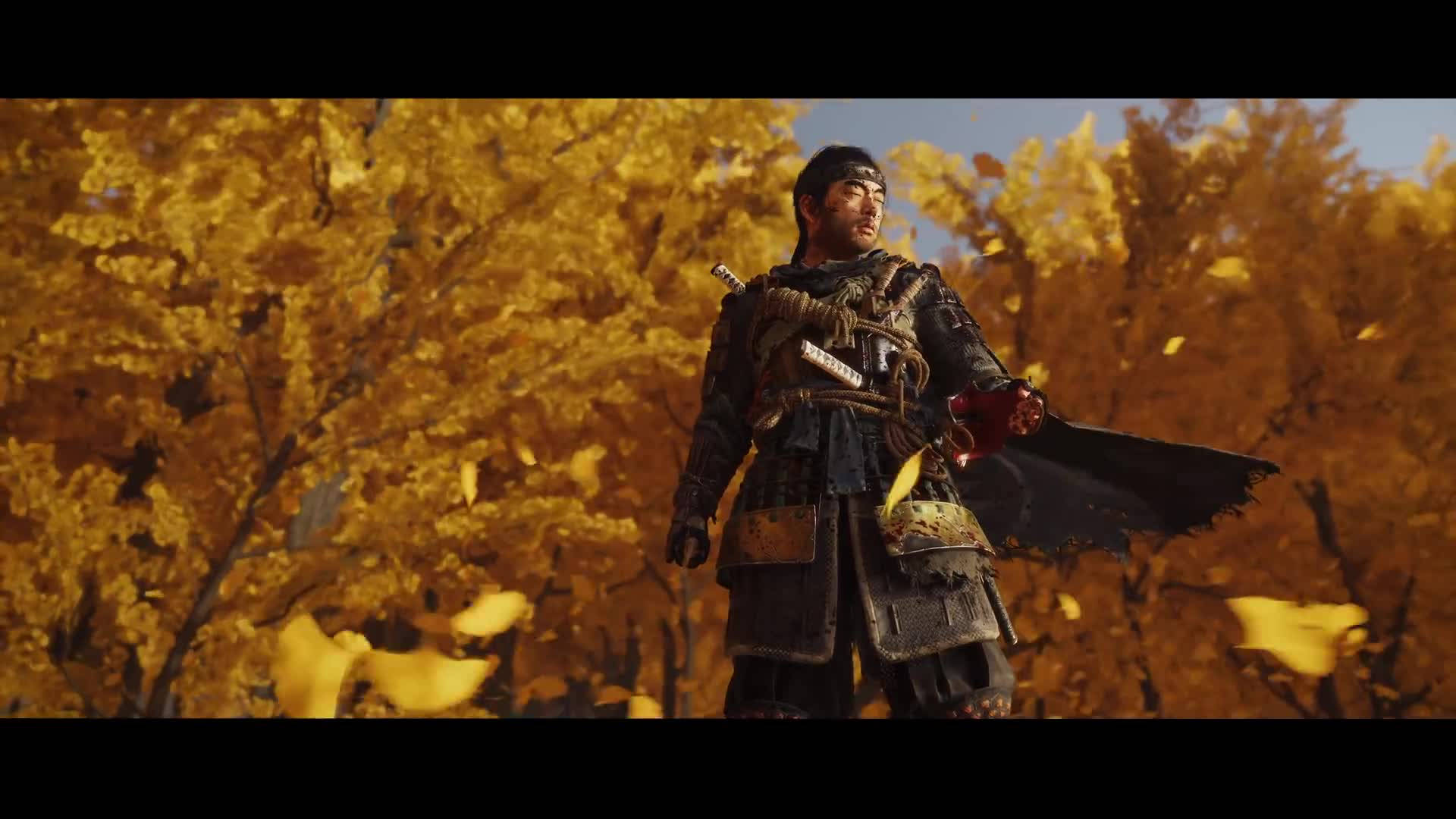 Yellow Trees Ghost Of Tsushima Background