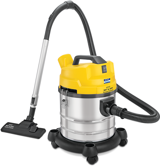 Yellow Wet Dry Vacuum Cleaner PNG