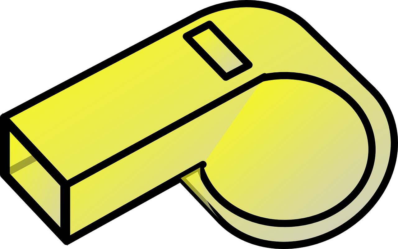 Yellow Whistle Clipart PNG