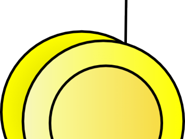 Yellow Yoyo Cartoon Illustration PNG