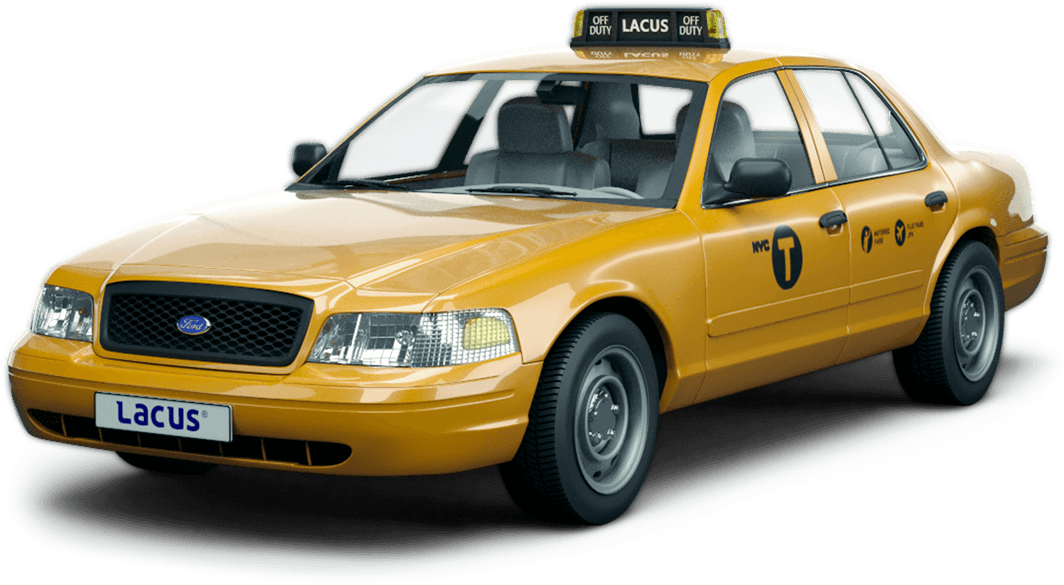 Yellow_ Cab_ Ford_ Crown_ Victoria PNG