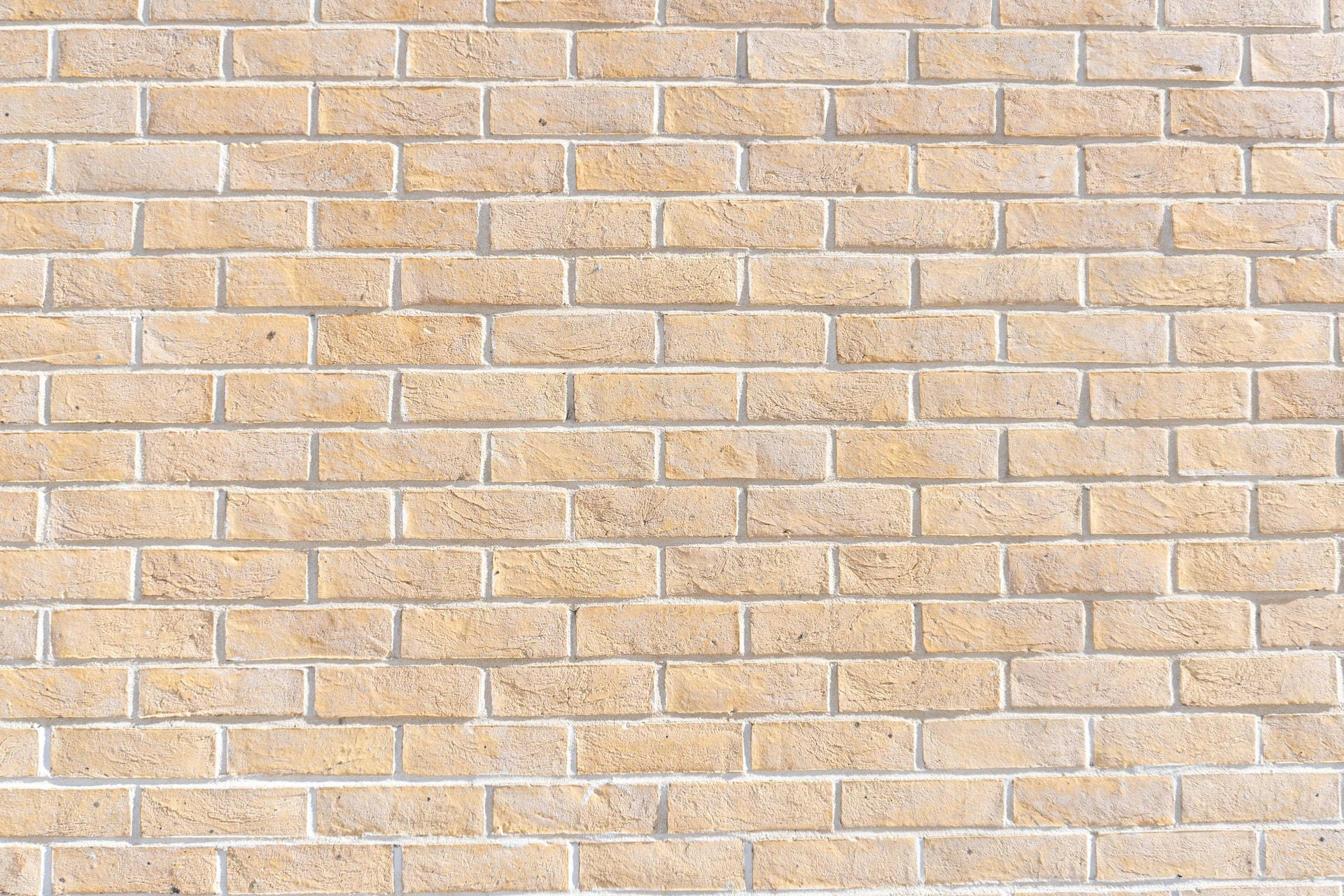 Yellowish Brick Wall Wallpaper