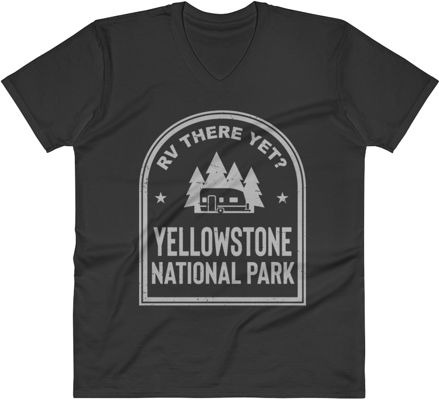 Yellowstone National Park R V Themed T Shirt PNG