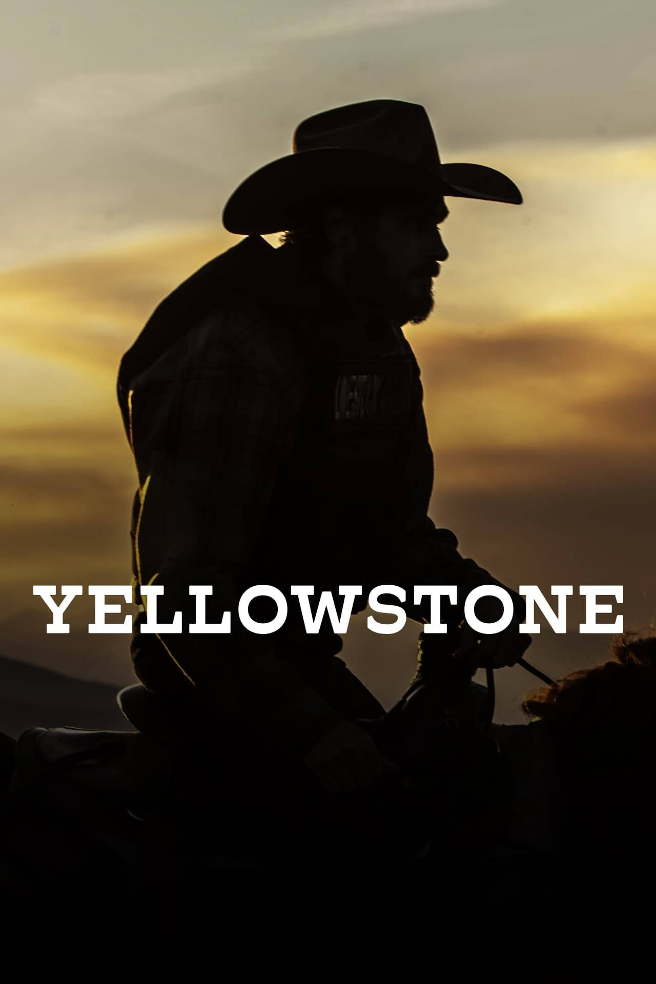 Yellowstone Tv Show Silhouette Poster Wallpaper