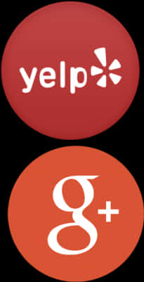 Yelpand Google Plus Logos PNG
