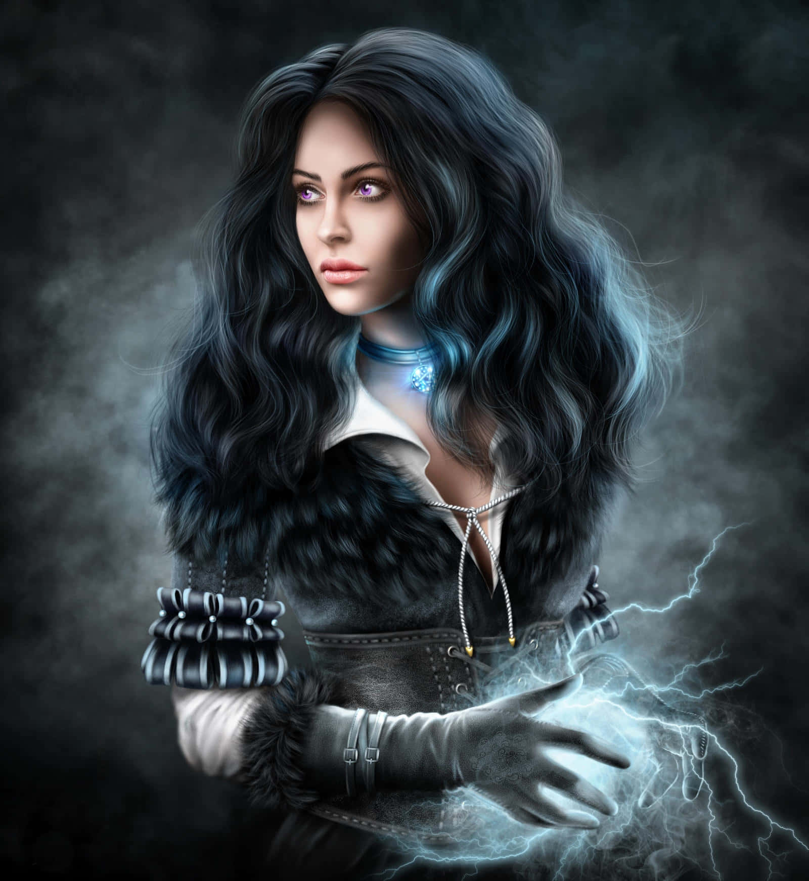Yennefer Of Vengerberg – Powerful Sorceress Of The Witcher Series Wallpaper