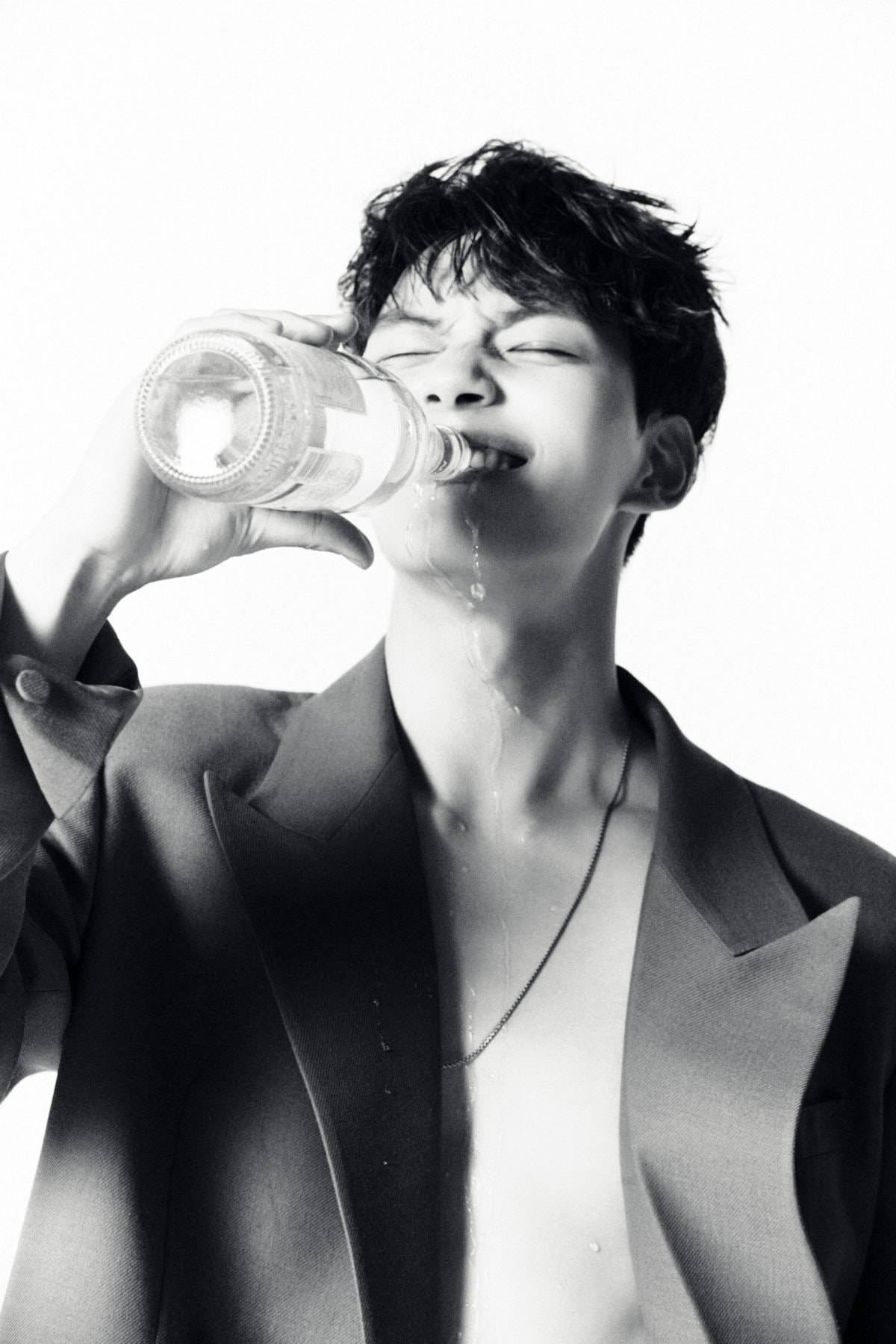 Yeo Jin Goo Drinking Water Wallpaper