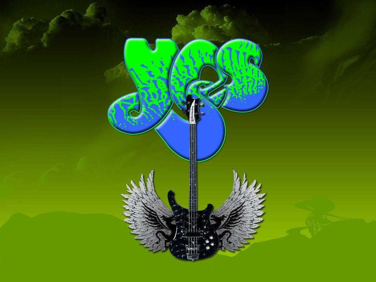 Download Yes Band Acoustic Guitar Wallpaper 