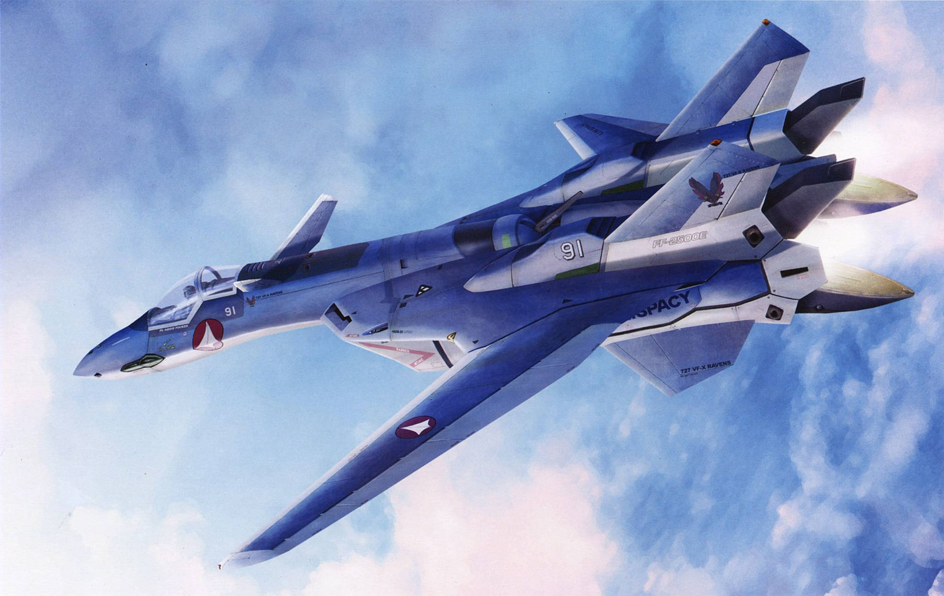 Yf19 Macross Jet Background
