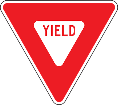 Yield Traffic Sign PNG