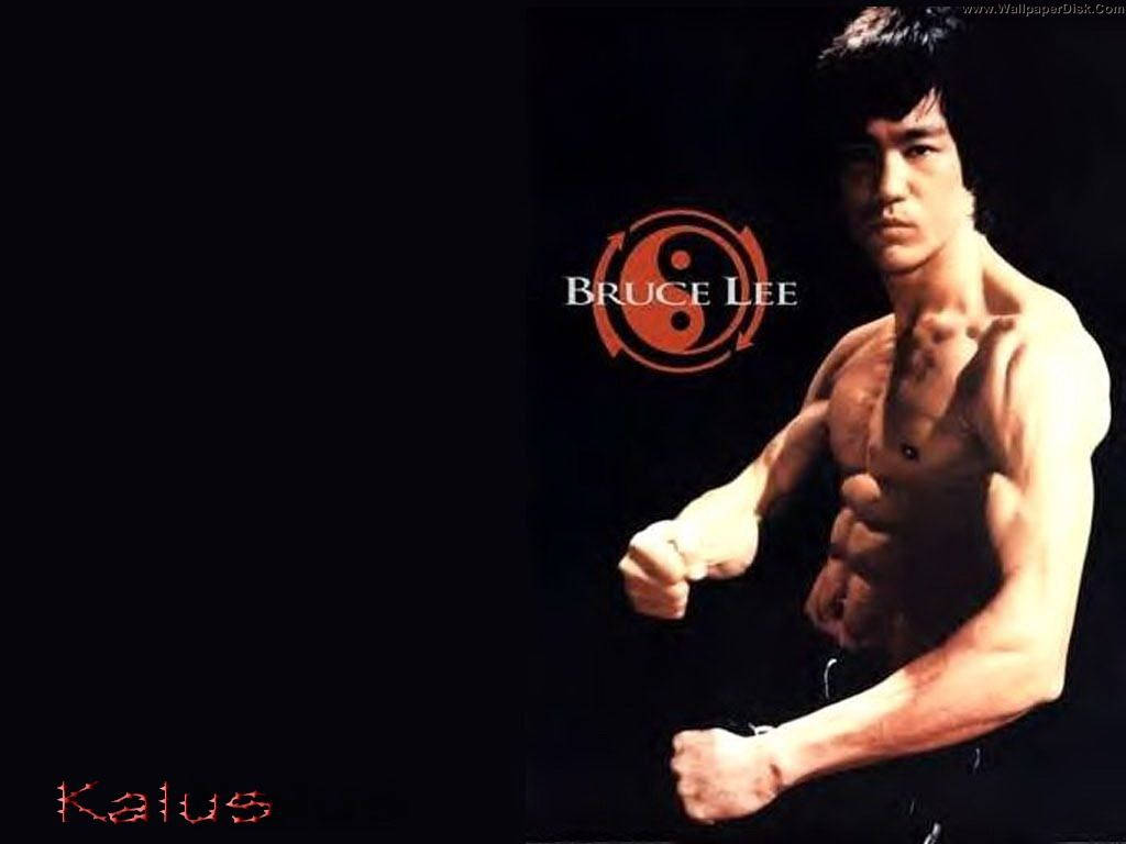 Yin Yang Bruce Lee Papel de Parede