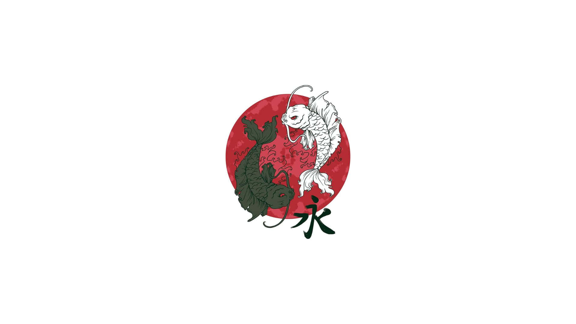 Yin Yang Fish Symbol - Balance of Life Wallpaper