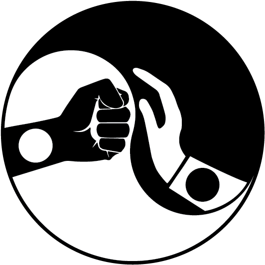 Yin Yang Hands Symbol PNG