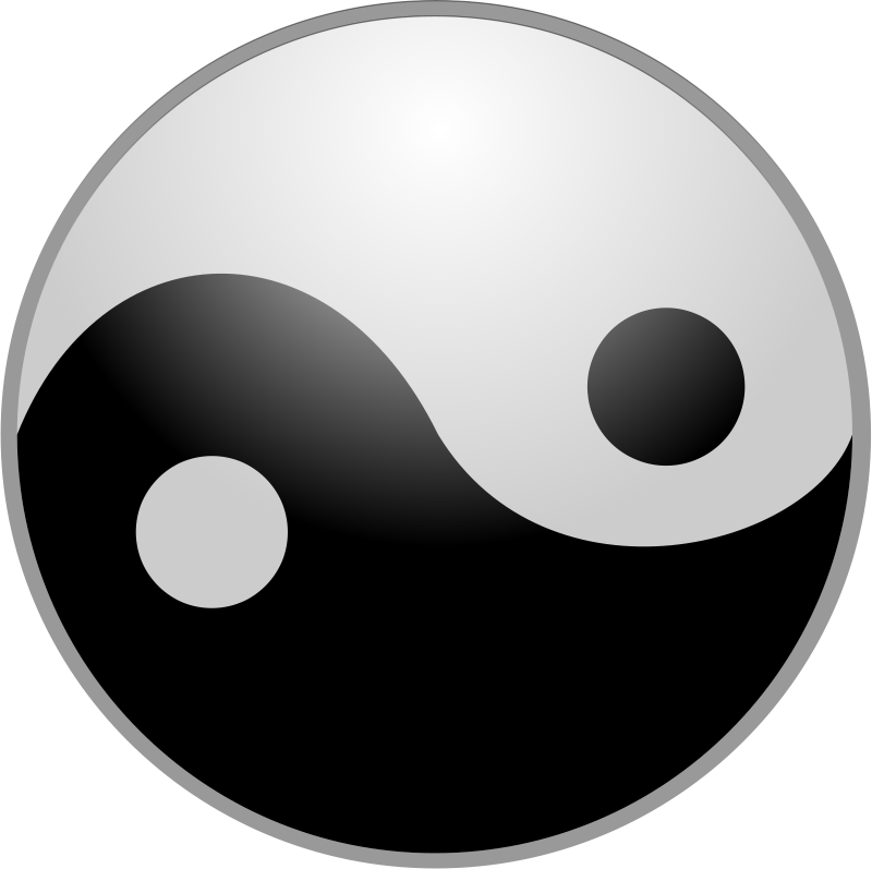 Yin Yang Symbol Balance PNG