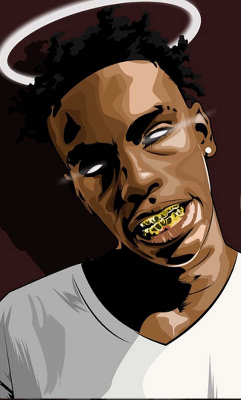 Download YNW Melly: The Animated Series Wallpaper | Wallpapers.com