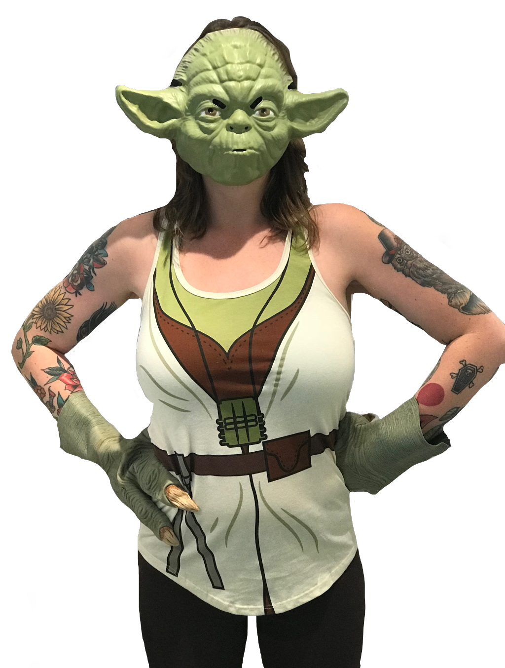 Yoda Costume Fan PNG