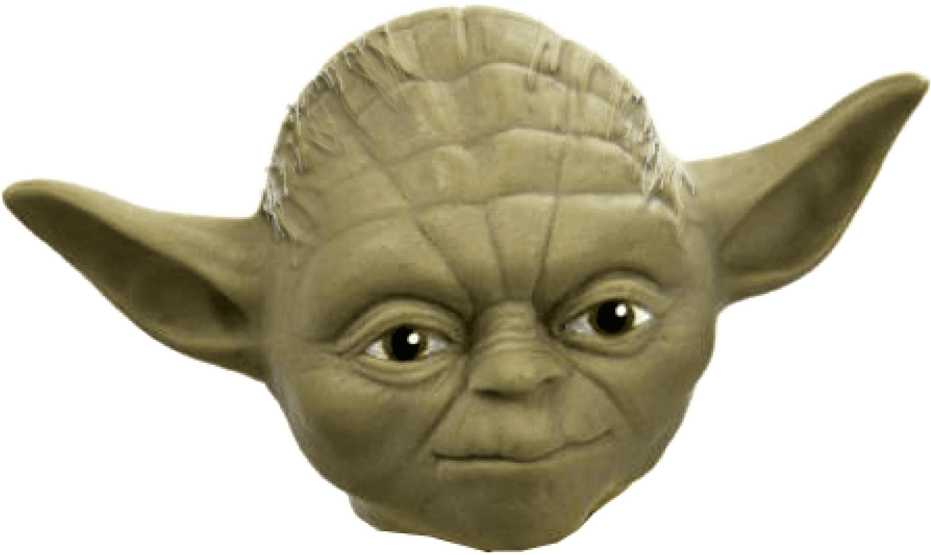 Yoda Head Portrait PNG