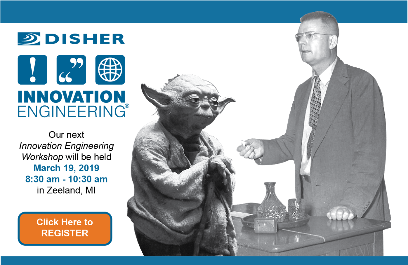 Yoda Innovation Workshop Advert PNG