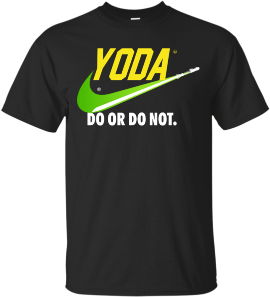 Yoda Nike Parody T Shirt Design PNG