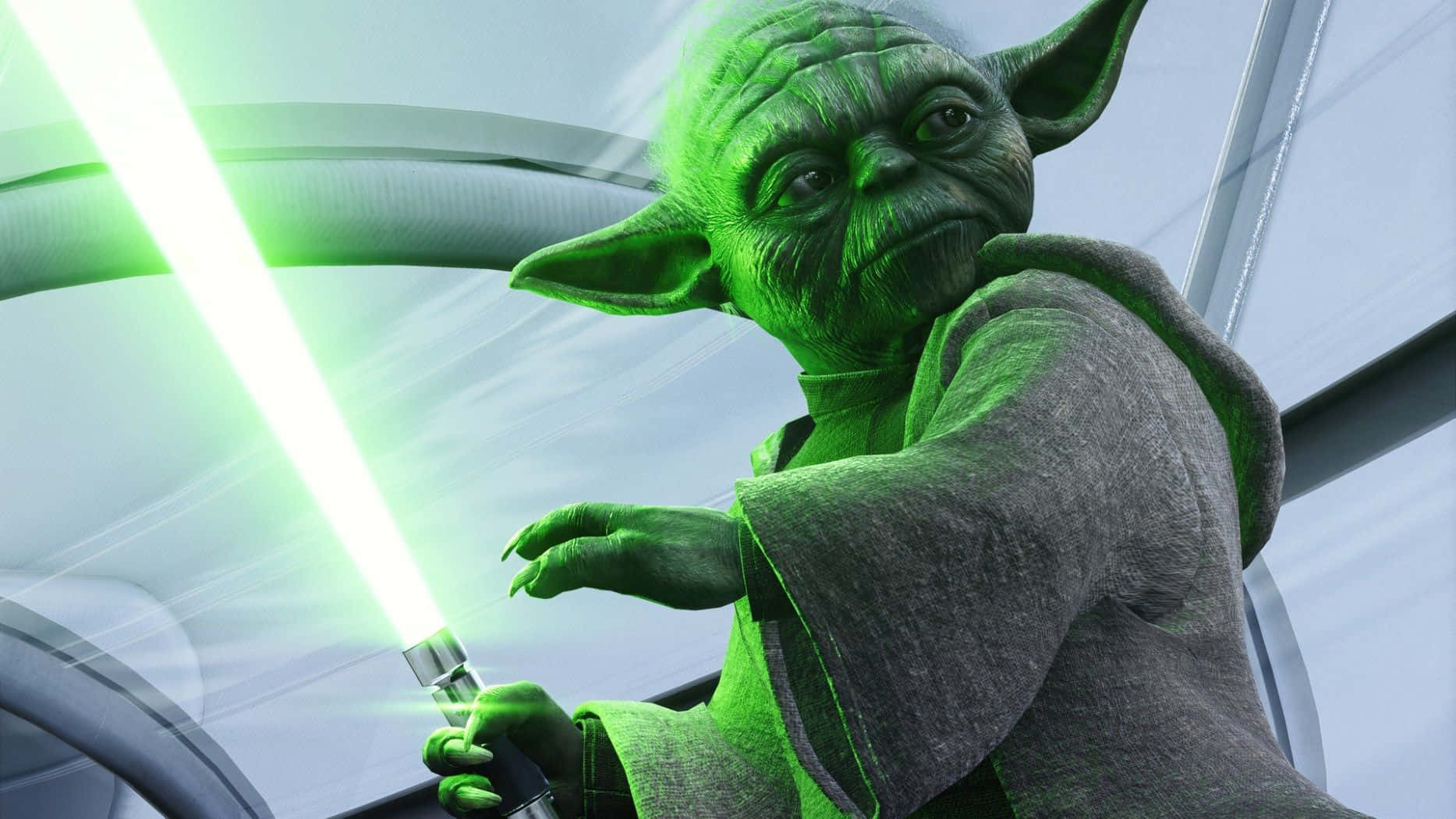 Master Yoda, the legendary Jedi