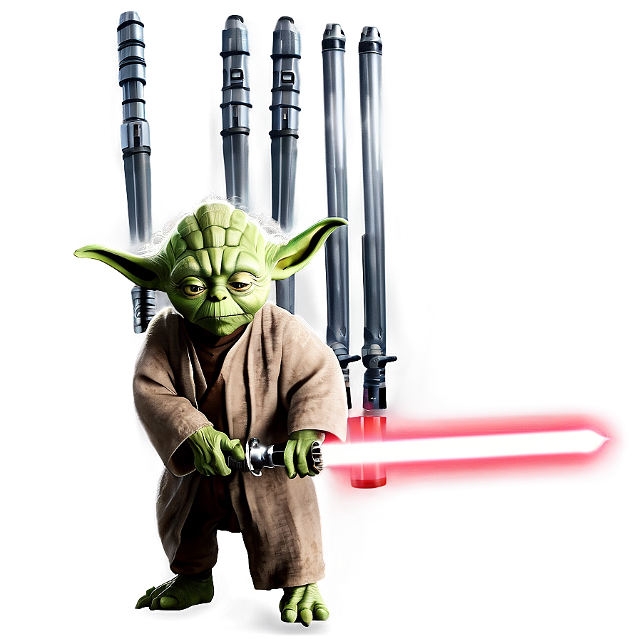 Yoda's Lightsaber Png Rrt85 PNG
