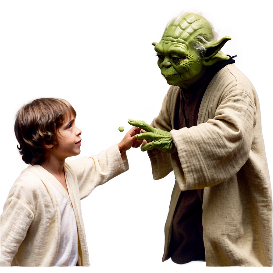 Download Yoda Teaching Luke Png 30 | Wallpapers.com