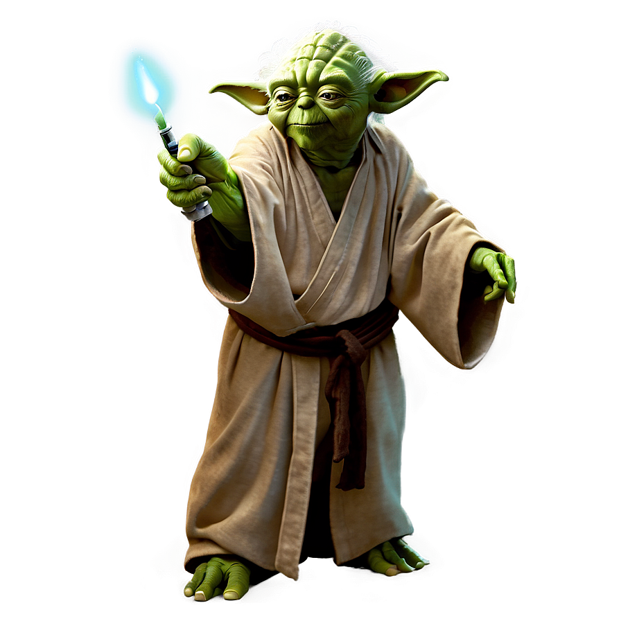 Yoda Using The Force Png Csg42 PNG