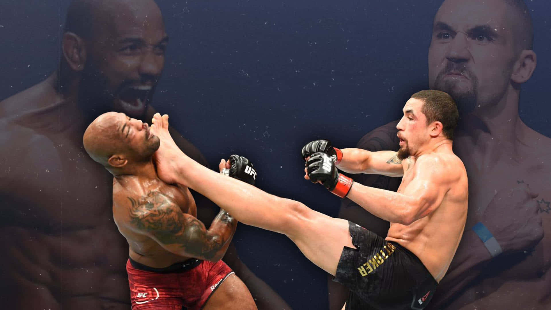 Yoel Romero Versus Robert Whittaker UFC 225 Fan Art Wallpaper