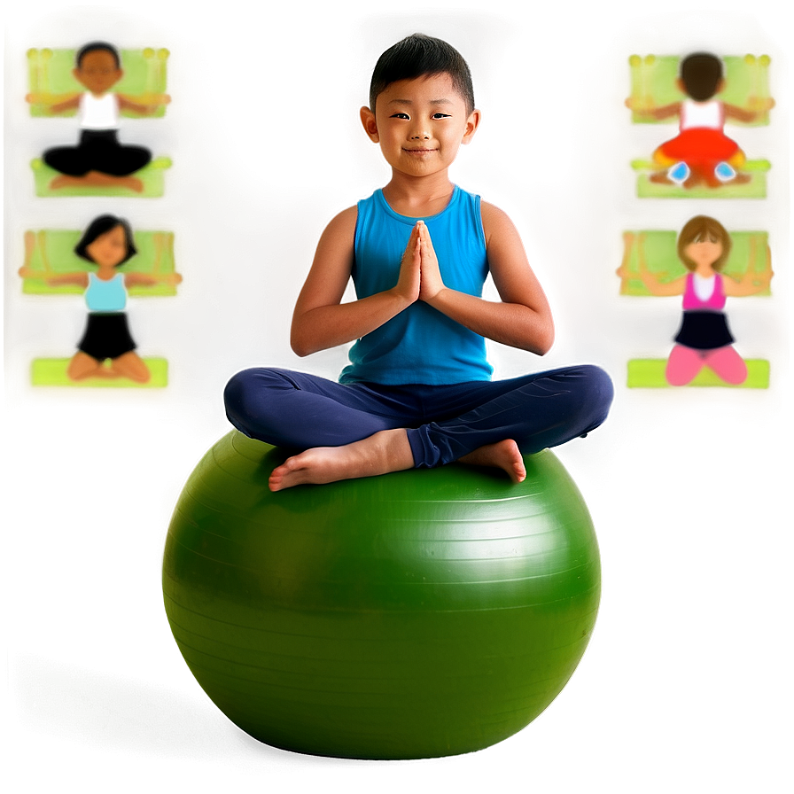 Yoga Ball For Kids Png Wrp49 PNG