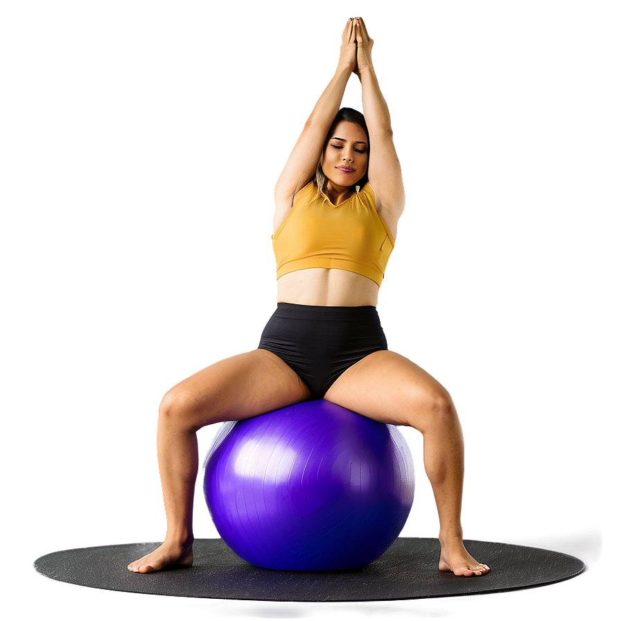 Yoga Ball Strength Series Png 06252024 PNG